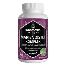 Milk thistle kompleks artičoka + regrat veg.Kps, 90 kom