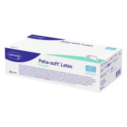 Peha-Soft Latex protect rokavice za pregled za enkratno uporabo nesterilne pf S, 100 kos