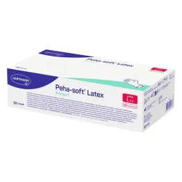 Peha-Soft Latex protect rokavice za pregled za enkratno uporabo nesterilne pf L, 100 kos