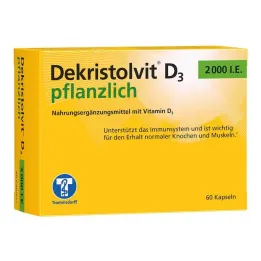Dekristolvit D3 2000 IE rastlinske kapsule, 60 kosov
