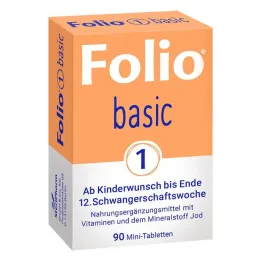 Folio 1 osnovne filmsko obložene tablete, 90 kom