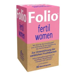 Folio fertil women mehke kapsule, 30 kos