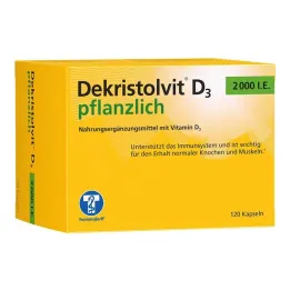 Dekristolvit D3 2000 IE rastlinske kapsule, 120 kosov