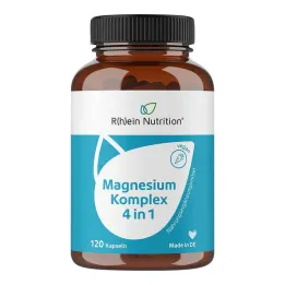 Magnezijev kompleks 4v1 visokoodmerne veganske kapsule, 120 kosov