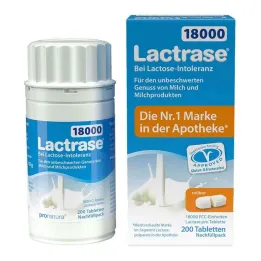 Lactrase 18.000 FCC tablet deljivo polnilno pakiranje, 200 kosov