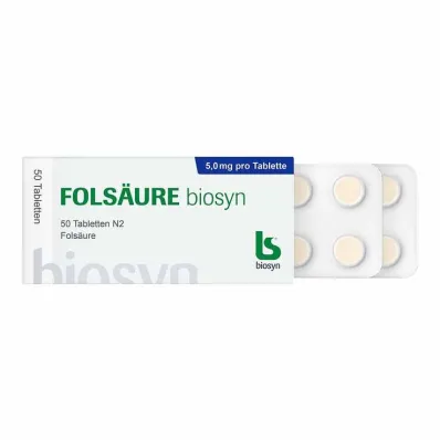 Folna kislina Biosyn tablete, 50 kom Folna kislina Biosyn tablete, 50 kom