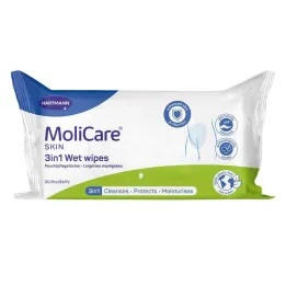 Molicare Skin vlažilni robčki 3v1, 30 kos
