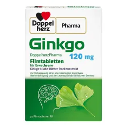 Ginkgo DoppelherzPharma 120 mg filmsko obložene tablete, 30 kos