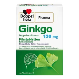 Ginkgo DoppelherzPharma 120 mg filmsko obložene tablete, 120 kos