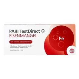 Krvni samotest za pomanjkanje železa Pari Testdirect (1 kos)
