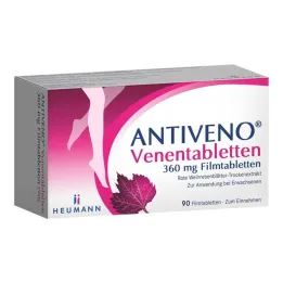 ANTIVENO Venous tablete 360 mg filmsko obložene tablete, 90 kos