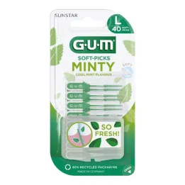 GUM Trzalice Minty large, 40 kom