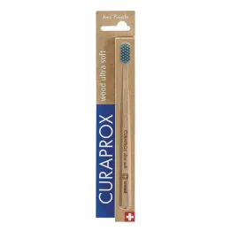 Lesena zobna ščetka Curaprox CS wood ultra soft, 1 kos