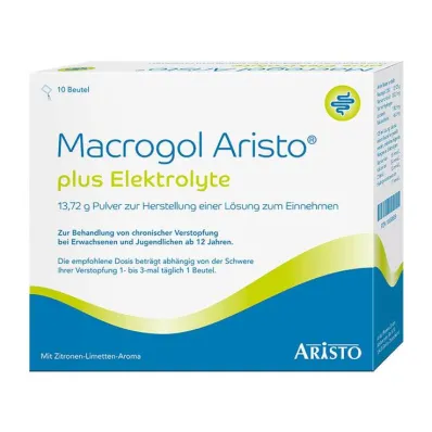 Macrogol Aristo plus elektroliti 13,72 g Ple, 10 kos Macrogol Aristo plus elektroliti 13,72 g Ple, 10 kos