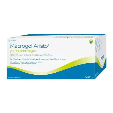 Macrogol Aristo plus elektroliti 13,72 g Ple, 100 kos Macrogol Aristo plus elektroliti 13,72 g Ple, 100 kos