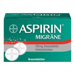 Aspirin migrenske šumeče tablete, 2x10 kom
