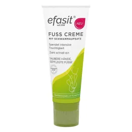 Efasit krema za stopala z nastavkom za gobico, 75 ml