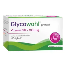 Glycowohl vitamin B12 1000 µg visokoodmerne veganske kapsule, 120 kosov