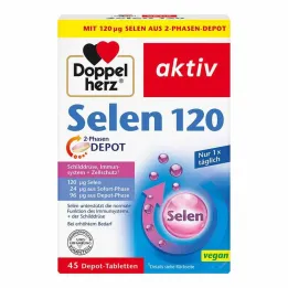 Doppelherz Selenium 120 2-fazne depo tablete, 45 kos