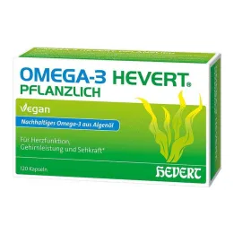 Omega-3 Hevert rastlinske mehke kapsule, 120 kosov