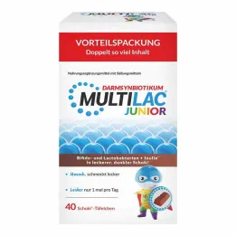 Multilac Synbiotic Junior tablete, 40 kos