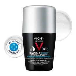 Vichy Homme Deo Roll-on 72h proti madežem, 50 ml