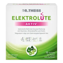 Dr.Theiss Elektrolüte Active Powder vrečke, 15 kos