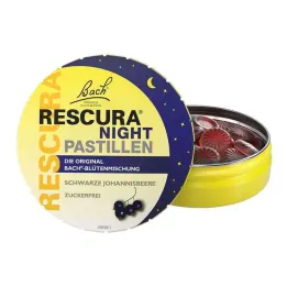 Bachovi cvetovi original Rescura Night pastile črni ribez, 50 g