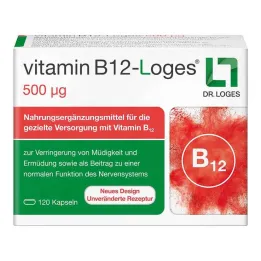 Vitamin B12-Loges 500 µg kapsule, 120 kosov