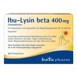 Ibu-lizin beta 400 mg filmsko obložene tablete, 20 kom
