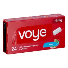 Voye Mint 4 mg žvečilni gumi z nikotinom (24 kosov)