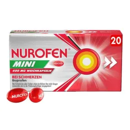 Nurofen Mini 400 mg mehke kapsule, 20 kosov