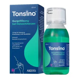 Tonsino raztopina za grgranje pri vnetem grlu, 120 ml