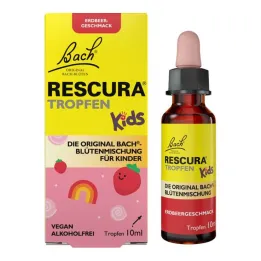 Bachove rože original Rescura Kids kapljice jagoda brez alkohola, 10 ml