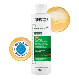 Vichy Dercos šampon in balzam proti prhljaju 2v1, 200 ml