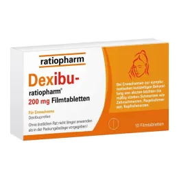 Dexibu-ratiopharm 200 mg filmsko obložene tablete, 10 kom