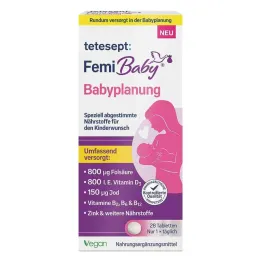 Tetesept Femi Baby filmsko obložene tablete za načrtovanje dojenčka, 28 kos
