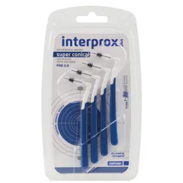 Interdentalna ščetka Interprox plus super conical blue, 4 kosi