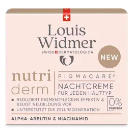 Widmer nutriderm Pigmacare nočna krema brez P., 50 ml