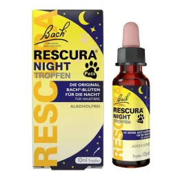 Bachove rože Original Rescura Night Pets kapljice brez alkohola, 10 ml