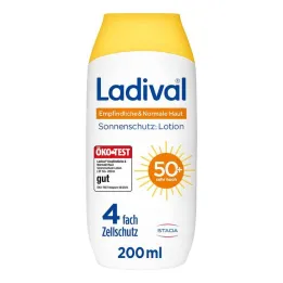 Ladival občutljiva & losjon za normalno kožo LSF 50 + , 200 ml