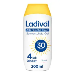 Ladival gel za zaščito pred soncem za alergijsko kožo LSF 30, 200 ml