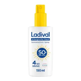 Ladival pršilo za zaščito pred alergijsko kožo pred soncem SPF50+, 150 ml