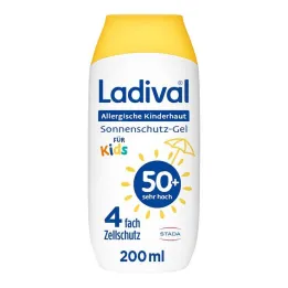 Ladival alergijski gel za otroško kožo LSF 50+, 200 ml
