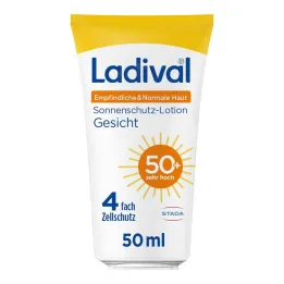 Ladival losjon za občutljivo kožo obraz LSF 50 + , 50 ml