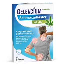 Protibolečinski obliži Gelencium z CBD (6 kosov)