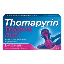 Thomapyrin TENSION DUO 400 mg / 100 mg filmsko obložene tablete, 36 kos