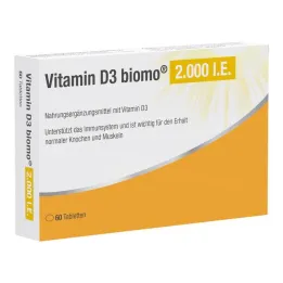 Vitamin D3 Biomo 2.000 IE tablete, 60 kom