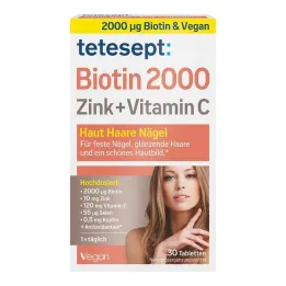 Tetesept Biotin 2000 filmsko obložene tablete, 30 kom