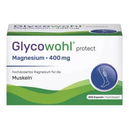 Glycowohl Magnesium 400 mg visokoodmerne veganske kapsule, 200 kos